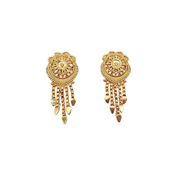Trendy and Stylish 1 Gram Gold Plated, Light Weighted Drop Earring for Women and Girls