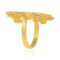 1 Gram Gold plated Handmade Floral design Traditional Finger ring Women - Image 3