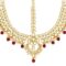Gold Plated Kundan Pearl Maang Tikka Matha Patti Jewellery - Image 3
