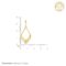 1 Gram Gold Plated 925 Silver Jewellery Earrings with CZ Stones - Image 3