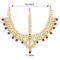 Gold Plated Kundan Pearl Maang Tikka Matha Patti Jewellery - Image 4