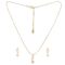 Estele Solitaire American Diamond Necklace Set With Chain For Girls and Women - Image 5