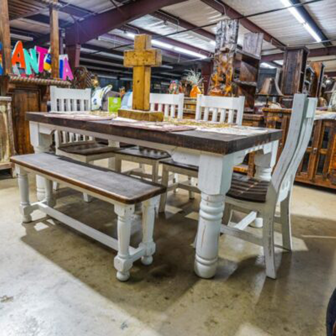 Ranchito Table 6 foot with 5 chairs Ranchito Table 6 foot with 5 chairs - Image 1