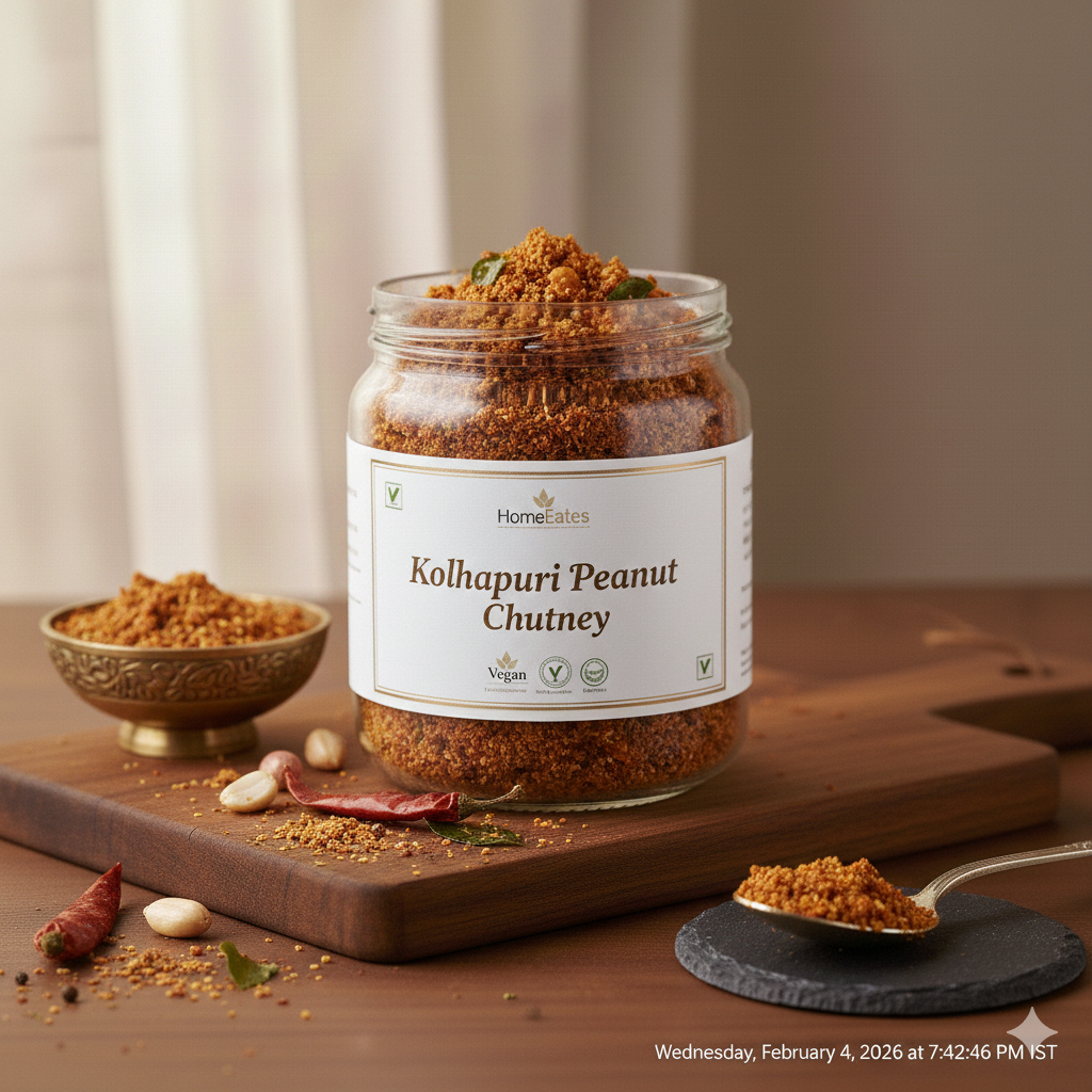 Kolhapuri Peanut Chutney Kolhapuri Peanut Chutney