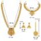 Indian Traditional Gold Plated Wedding Bridal Dulhan Jewellery Set - Image 2